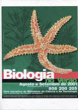 Panfleto Biologia no Verão -  2001
