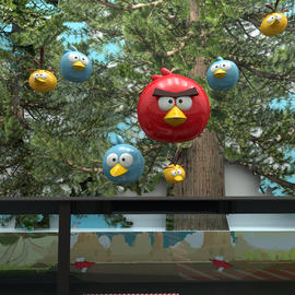 Exposição Angry Birds