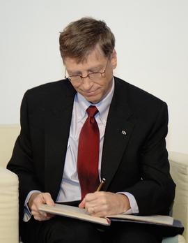 Visita de Bill Gates