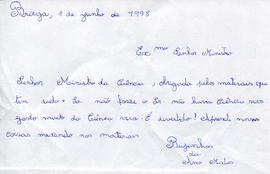 Carta da Escola do Carandá - Braga