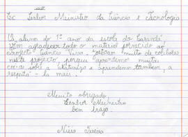 Carta da Escola do Carandá - Braga
