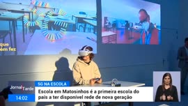 Visita virtual de Matosinhos ao Pavilhão do Conhecimento - Escola 5G em Portugal