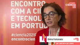 Encontro Ciência 2021 - Entrevista Elvira Fortunato